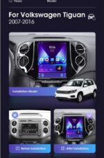 Navigație Vw Tiguan / Tesla 2007-2016 Android 14 | 8GB RAM | CarPlay + Cameră Marșarier CADOU! - imagine 2