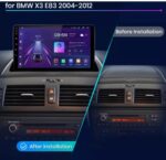 Navigație BMW X3 E83 2003-2011 Android 14 | 4GB RAM | CarPlay | Slot Sim 4g + Cameră Marșarier CADOU! - imagine 9