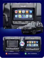 Navigatie android Dacia Duster 2015-2020 8GRM+128GB stocare carplay procesor 8core android auto slot sim 4G+camera marsalier cadou - imagine 2